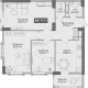 3-комн. квартира, 80.61 м², 14/17 этаж фото 0
