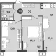 3-комн. квартира, 59.40 м², 10/18 этаж фото 0