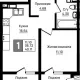 1-комн. квартира, 36.72 м², 3/9 этаж фото 0
