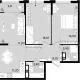 2-комн. квартира, 45.90 м², 2/18 этаж фото 1