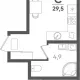 студия, 25.70 м², 2/18 этаж фото 0