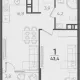 1-комн. квартира, 39.60 м², 5/9 этаж фото 0