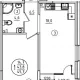1-комн. квартира, 43.80 м², 2/9 этаж фото 0